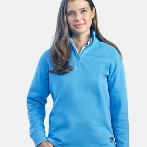 Nautica Women's Blue Zip-Up Top